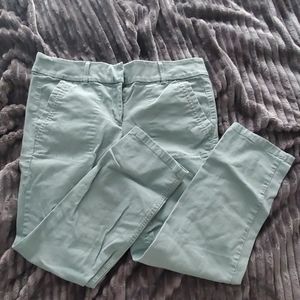 LOFT modern chino crop pant